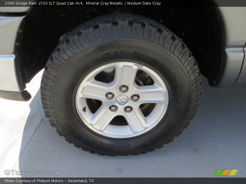 Mineral Gray Metallic / Medium Slate Gray 2006 Dodge Ram 1500 SLT Quad Cab 4x4