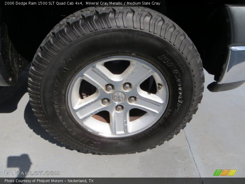 Mineral Gray Metallic / Medium Slate Gray 2006 Dodge Ram 1500 SLT Quad Cab 4x4