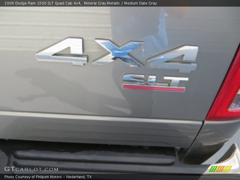Mineral Gray Metallic / Medium Slate Gray 2006 Dodge Ram 1500 SLT Quad Cab 4x4
