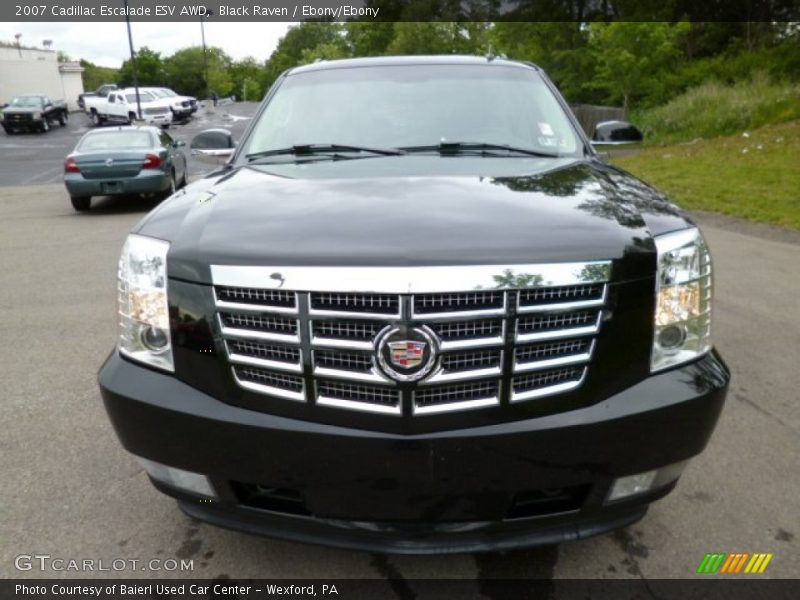 Black Raven / Ebony/Ebony 2007 Cadillac Escalade ESV AWD