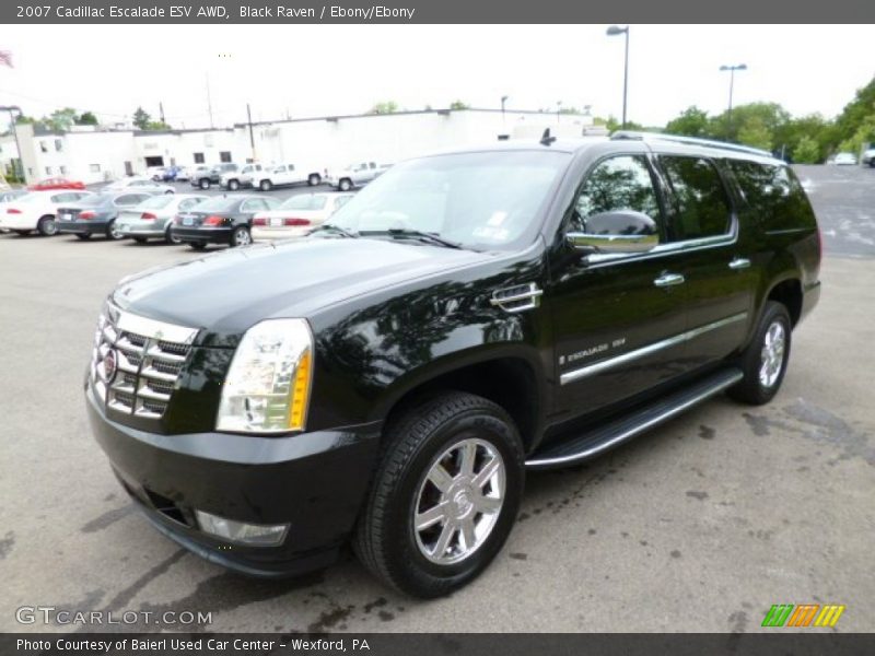 Black Raven / Ebony/Ebony 2007 Cadillac Escalade ESV AWD