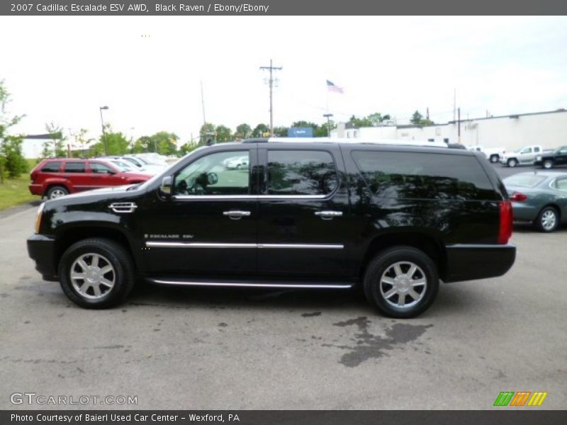Black Raven / Ebony/Ebony 2007 Cadillac Escalade ESV AWD