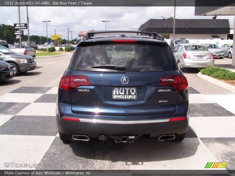 Bali Blue Pearl / Taupe 2012 Acura MDX SH-AWD