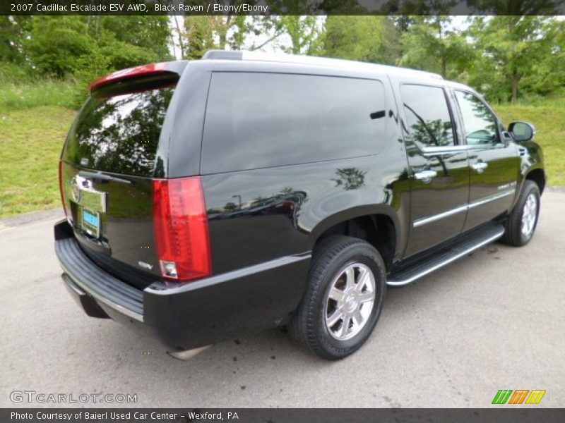 Black Raven / Ebony/Ebony 2007 Cadillac Escalade ESV AWD