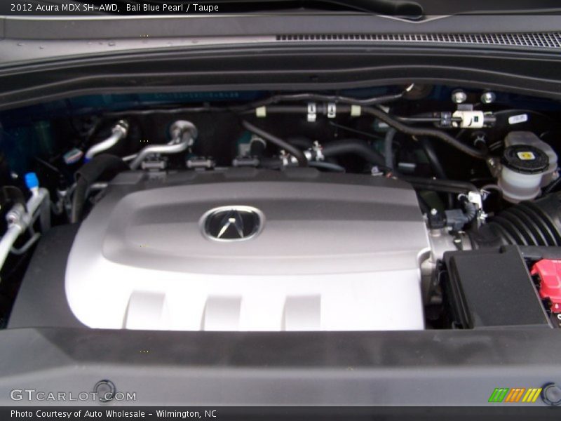 Bali Blue Pearl / Taupe 2012 Acura MDX SH-AWD