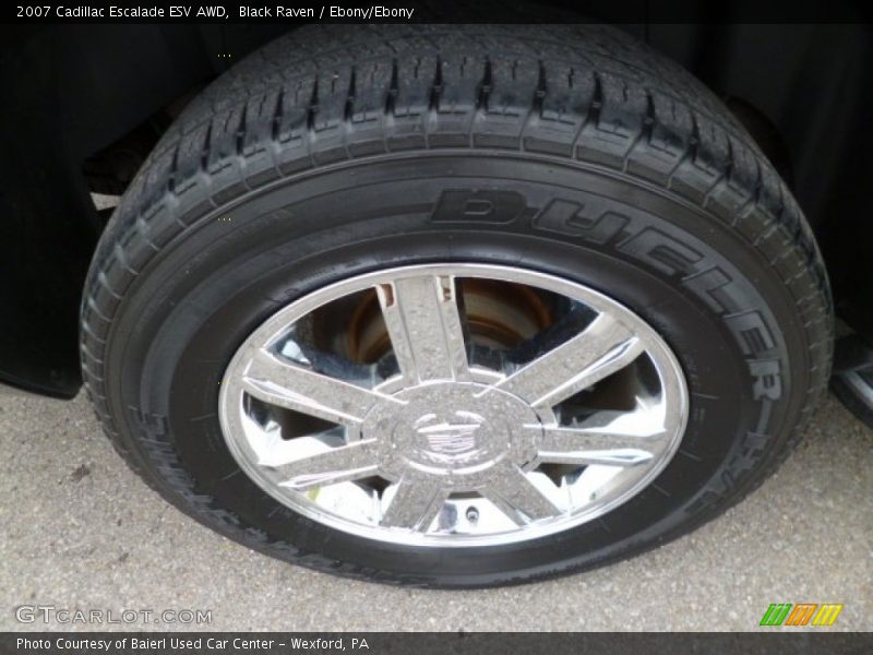 Black Raven / Ebony/Ebony 2007 Cadillac Escalade ESV AWD
