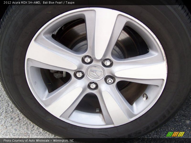 Bali Blue Pearl / Taupe 2012 Acura MDX SH-AWD