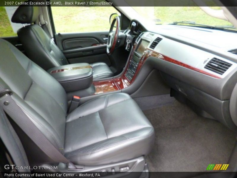 Black Raven / Ebony/Ebony 2007 Cadillac Escalade ESV AWD
