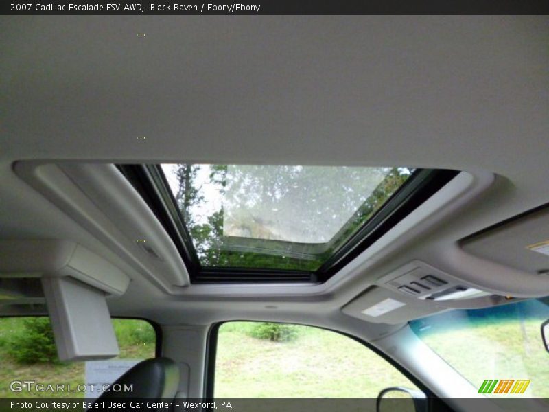 Black Raven / Ebony/Ebony 2007 Cadillac Escalade ESV AWD