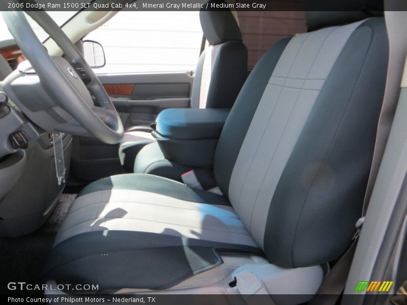 Mineral Gray Metallic / Medium Slate Gray 2006 Dodge Ram 1500 SLT Quad Cab 4x4