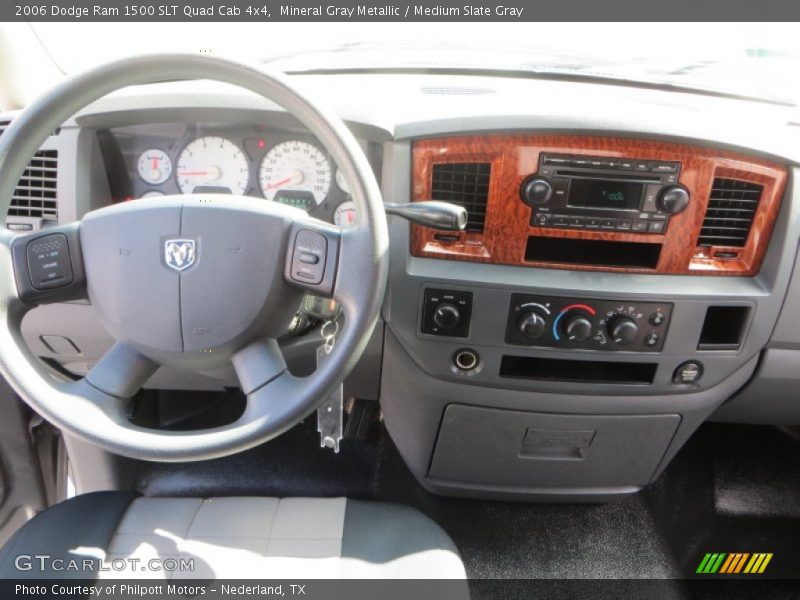 Mineral Gray Metallic / Medium Slate Gray 2006 Dodge Ram 1500 SLT Quad Cab 4x4