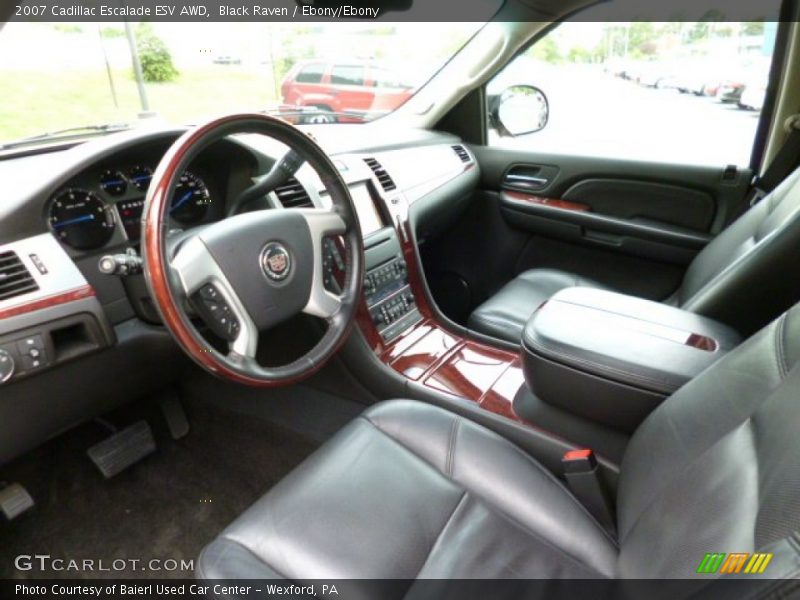 Black Raven / Ebony/Ebony 2007 Cadillac Escalade ESV AWD