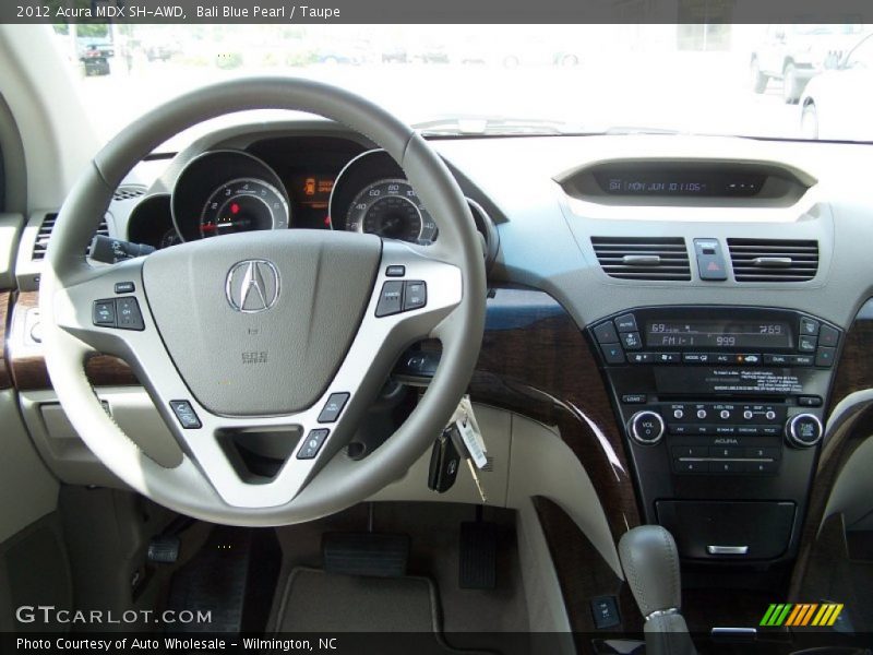 Bali Blue Pearl / Taupe 2012 Acura MDX SH-AWD