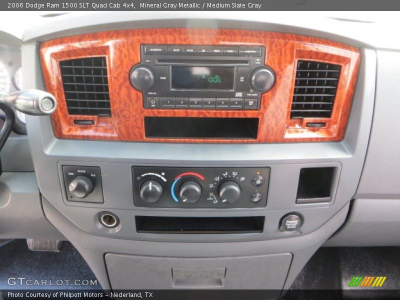 Mineral Gray Metallic / Medium Slate Gray 2006 Dodge Ram 1500 SLT Quad Cab 4x4