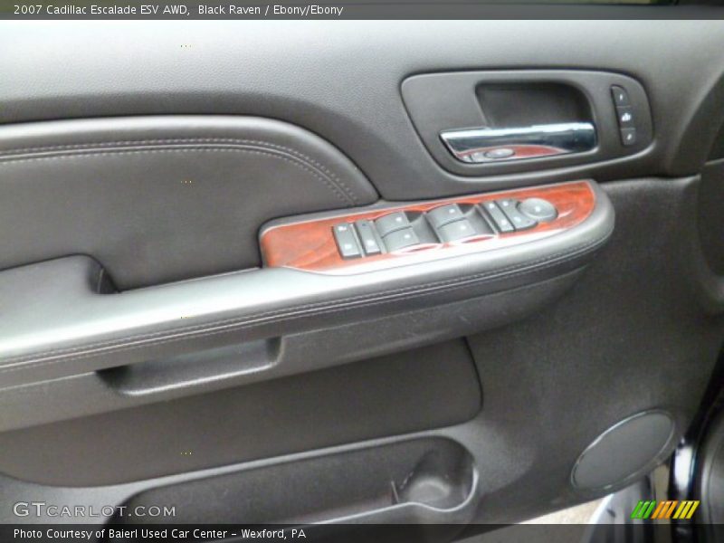Black Raven / Ebony/Ebony 2007 Cadillac Escalade ESV AWD