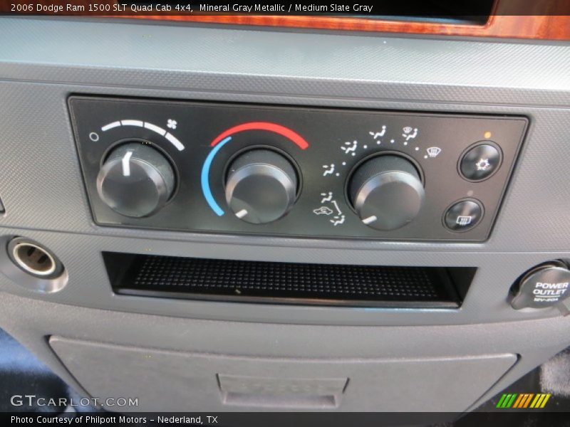 Mineral Gray Metallic / Medium Slate Gray 2006 Dodge Ram 1500 SLT Quad Cab 4x4