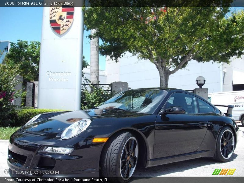 Black / Black 2008 Porsche 911 GT3