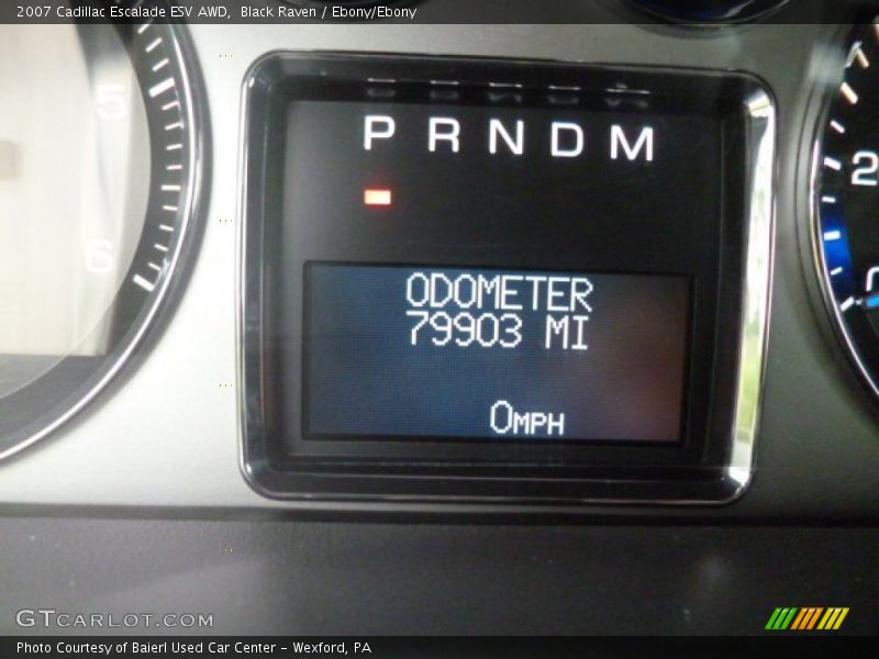 Black Raven / Ebony/Ebony 2007 Cadillac Escalade ESV AWD