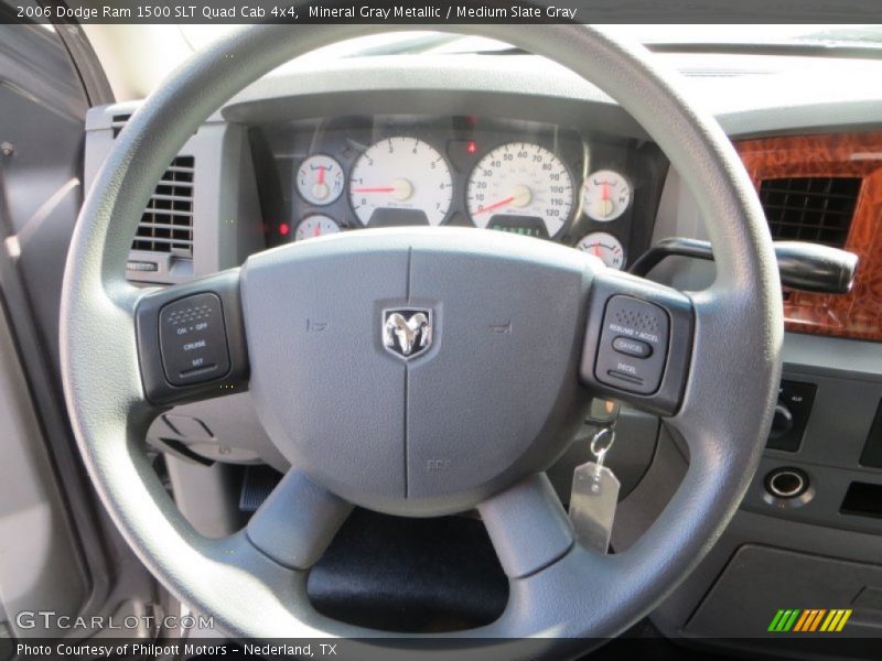 Mineral Gray Metallic / Medium Slate Gray 2006 Dodge Ram 1500 SLT Quad Cab 4x4