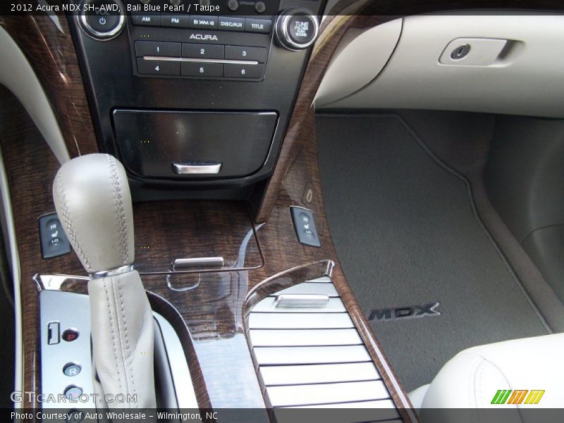 Bali Blue Pearl / Taupe 2012 Acura MDX SH-AWD