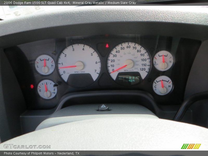 Mineral Gray Metallic / Medium Slate Gray 2006 Dodge Ram 1500 SLT Quad Cab 4x4