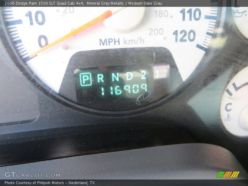 Mineral Gray Metallic / Medium Slate Gray 2006 Dodge Ram 1500 SLT Quad Cab 4x4
