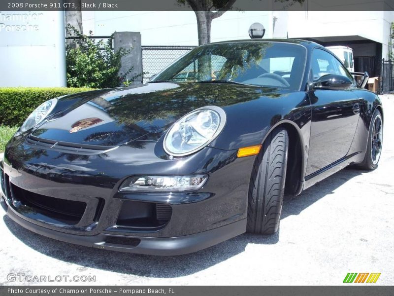 Black / Black 2008 Porsche 911 GT3