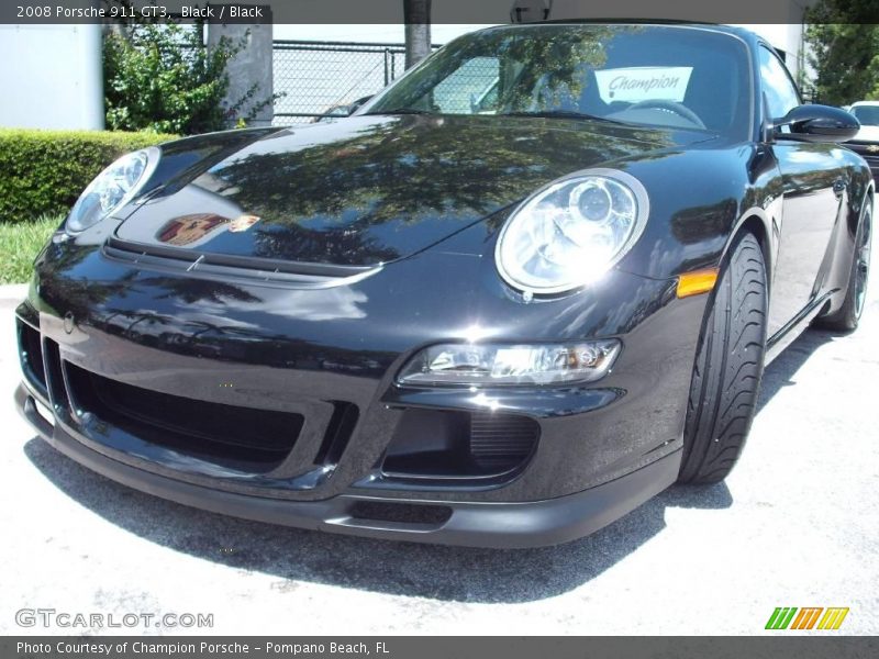 Black / Black 2008 Porsche 911 GT3