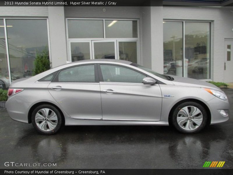 Hyper Silver Metallic / Gray 2013 Hyundai Sonata Hybrid Limited
