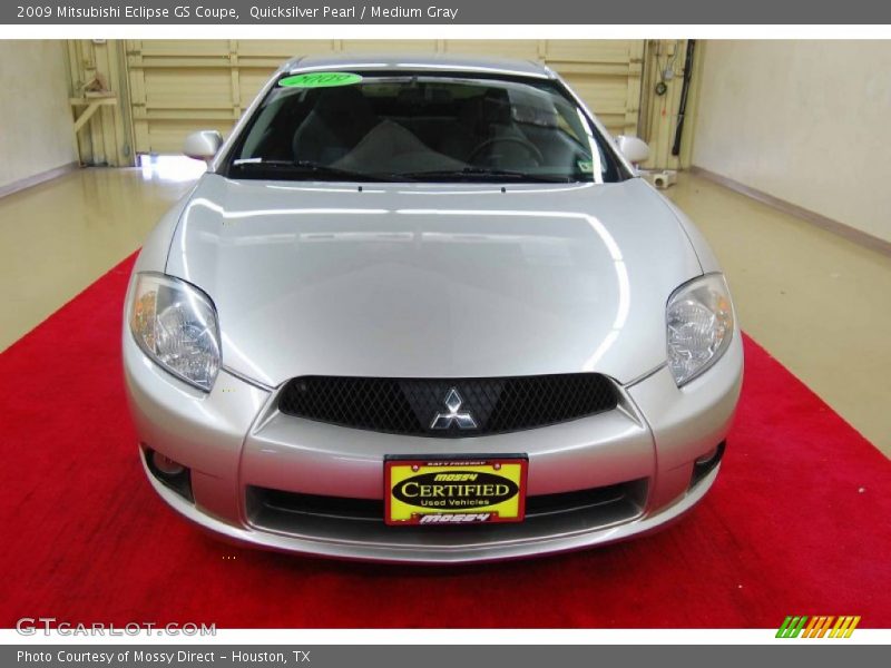 Quicksilver Pearl / Medium Gray 2009 Mitsubishi Eclipse GS Coupe