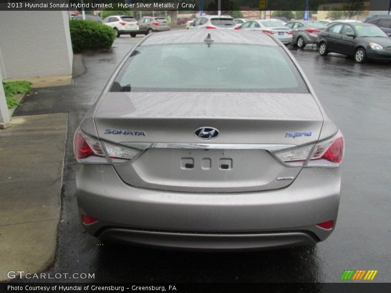 Hyper Silver Metallic / Gray 2013 Hyundai Sonata Hybrid Limited