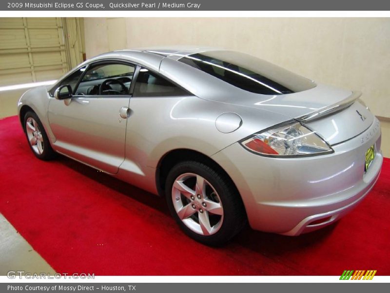 Quicksilver Pearl / Medium Gray 2009 Mitsubishi Eclipse GS Coupe