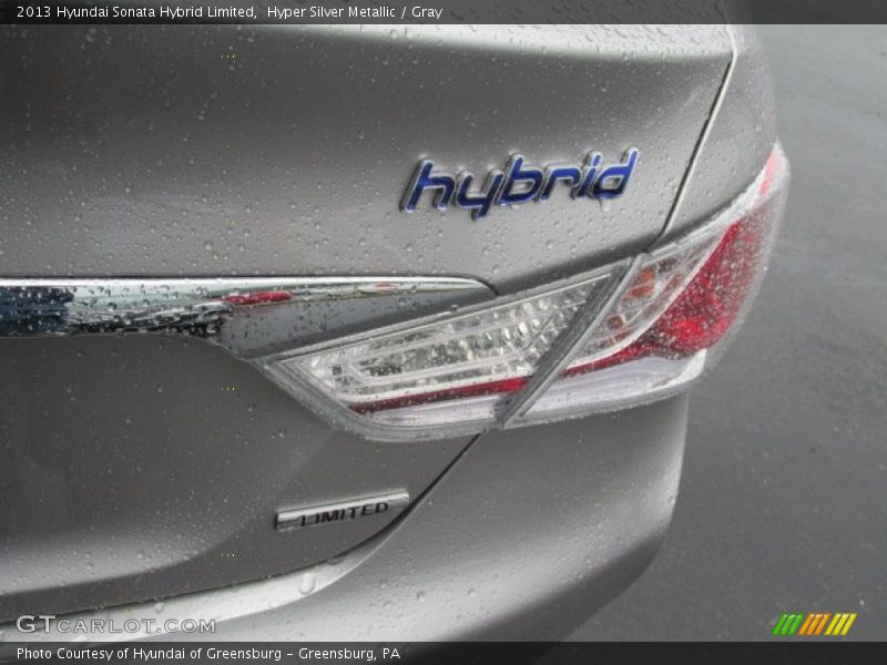 Hyper Silver Metallic / Gray 2013 Hyundai Sonata Hybrid Limited