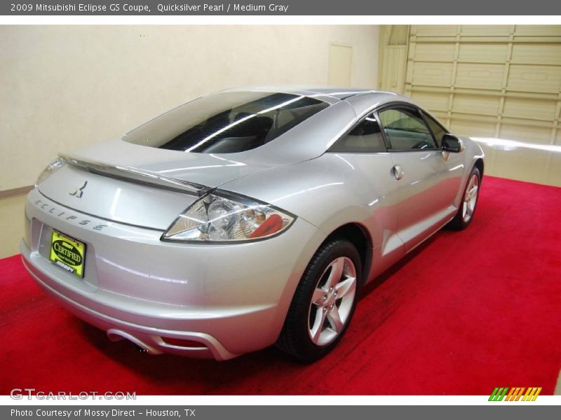 Quicksilver Pearl / Medium Gray 2009 Mitsubishi Eclipse GS Coupe