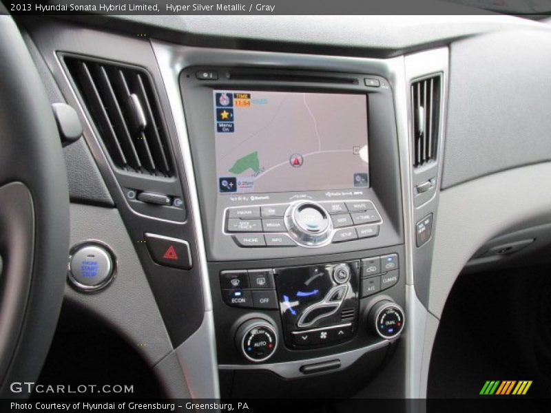 Hyper Silver Metallic / Gray 2013 Hyundai Sonata Hybrid Limited