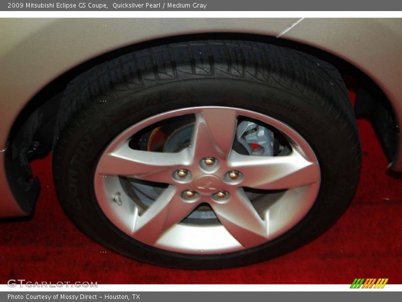 Quicksilver Pearl / Medium Gray 2009 Mitsubishi Eclipse GS Coupe