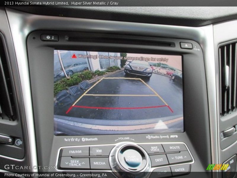 Hyper Silver Metallic / Gray 2013 Hyundai Sonata Hybrid Limited