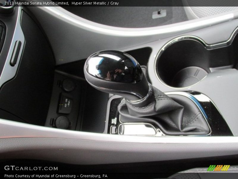 Hyper Silver Metallic / Gray 2013 Hyundai Sonata Hybrid Limited