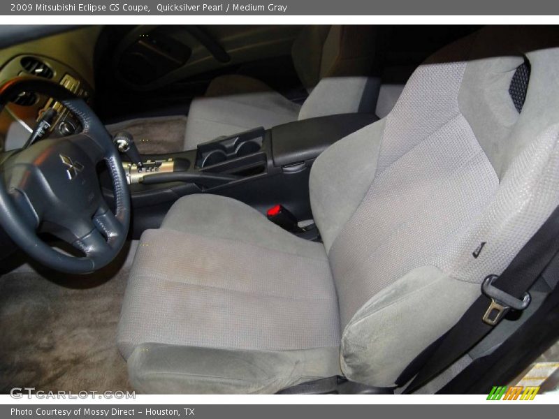 Quicksilver Pearl / Medium Gray 2009 Mitsubishi Eclipse GS Coupe