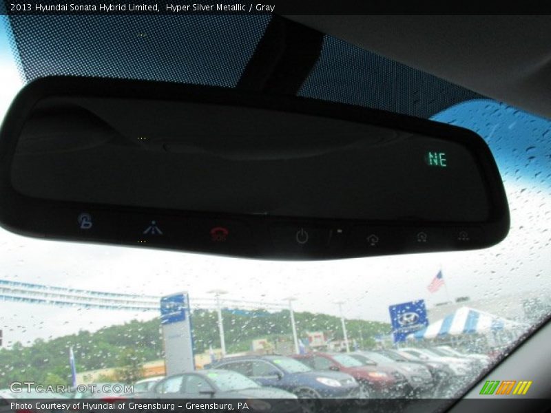 Hyper Silver Metallic / Gray 2013 Hyundai Sonata Hybrid Limited