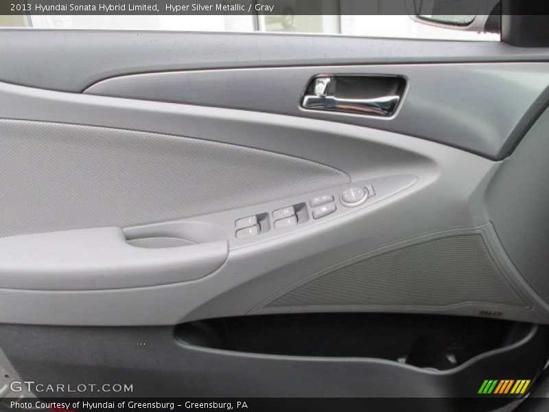 Hyper Silver Metallic / Gray 2013 Hyundai Sonata Hybrid Limited
