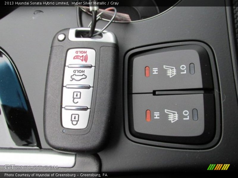 Hyper Silver Metallic / Gray 2013 Hyundai Sonata Hybrid Limited