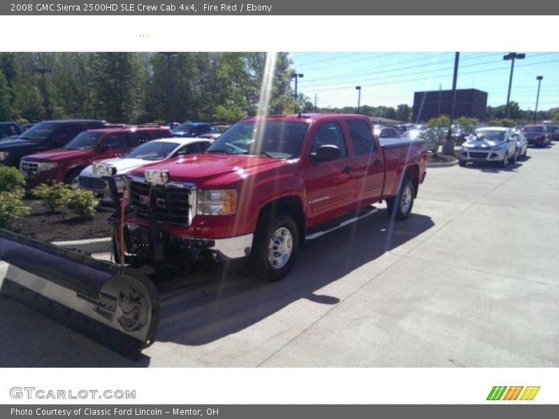 Fire Red / Ebony 2008 GMC Sierra 2500HD SLE Crew Cab 4x4