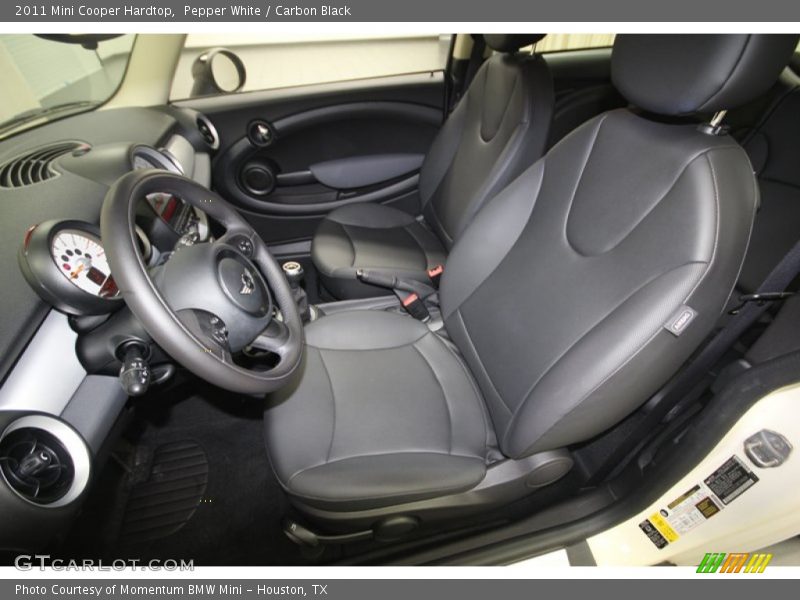 Pepper White / Carbon Black 2011 Mini Cooper Hardtop