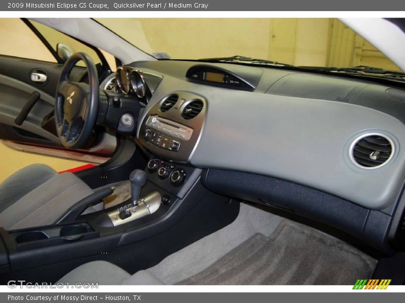 Quicksilver Pearl / Medium Gray 2009 Mitsubishi Eclipse GS Coupe