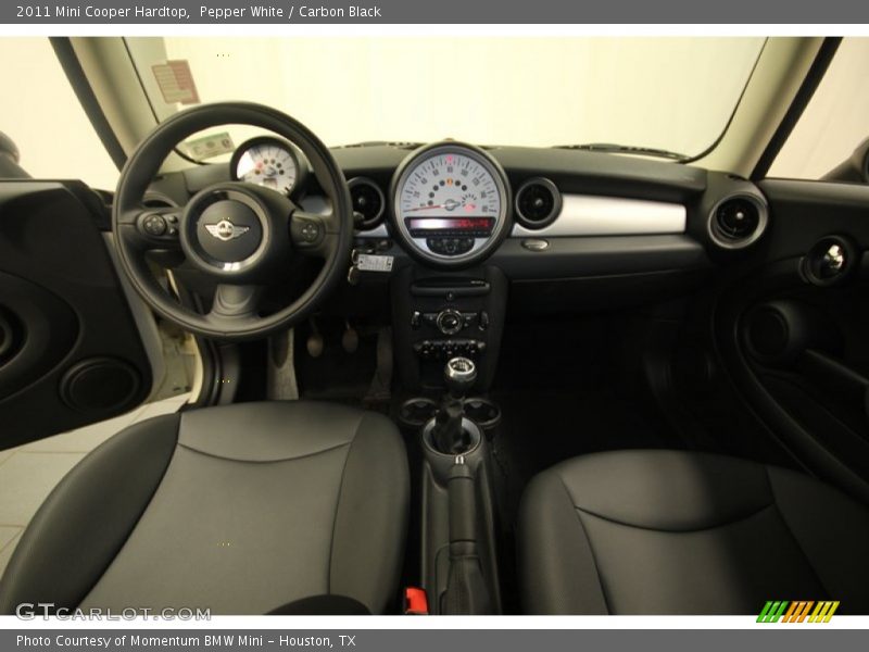 Pepper White / Carbon Black 2011 Mini Cooper Hardtop