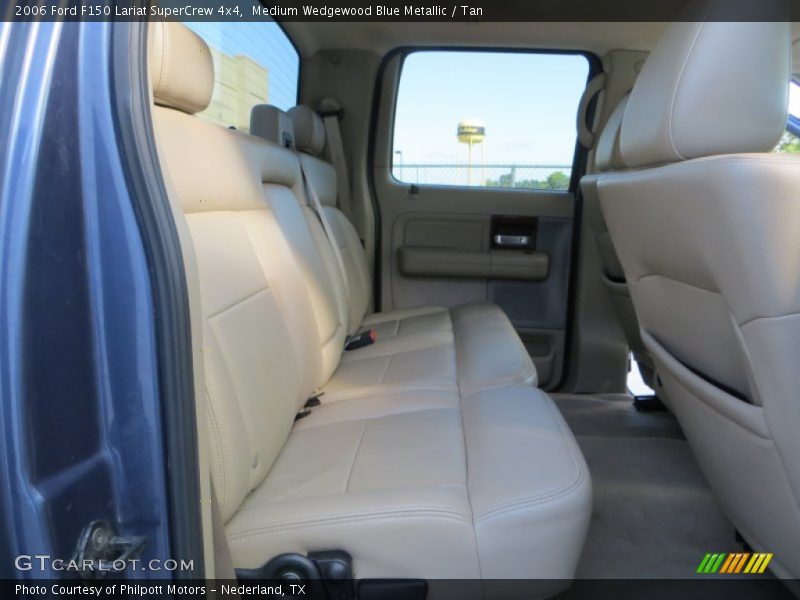 Medium Wedgewood Blue Metallic / Tan 2006 Ford F150 Lariat SuperCrew 4x4