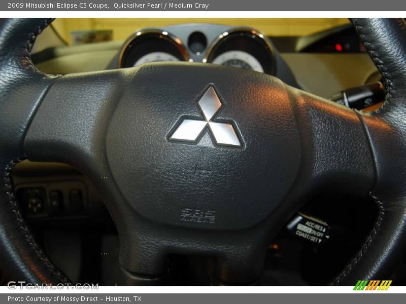 Quicksilver Pearl / Medium Gray 2009 Mitsubishi Eclipse GS Coupe