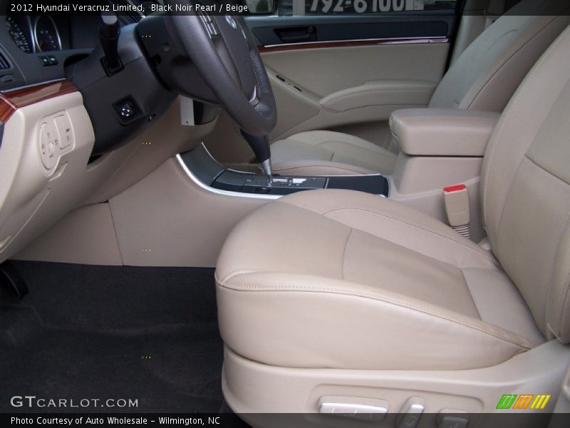 Black Noir Pearl / Beige 2012 Hyundai Veracruz Limited