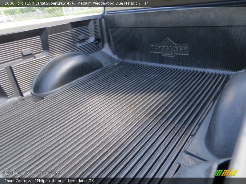 Medium Wedgewood Blue Metallic / Tan 2006 Ford F150 Lariat SuperCrew 4x4